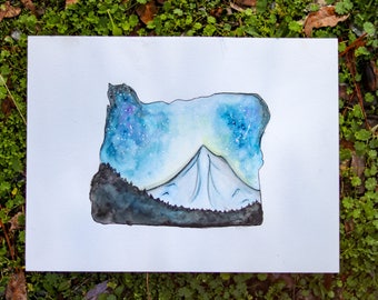 9"x12" Dreamy Mt.Hood, OR