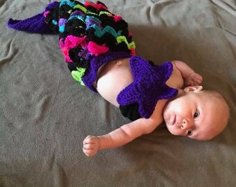 Infant mermail tail