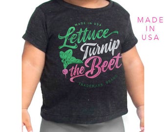 SALE lettuce turnip the beet ® trademark brand OFFICIAL site - grey track t shirt with logo - farmers market, vegan, vegetarian, garden tee