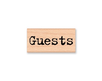 Welcome and Guests Rubber Stamps~Wedding~Party~Rustic Type Font~Favors~Thank You~Supply~Table Seating~Tags Cards Book (43-23 G)(43-24 W)