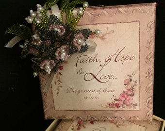 Jeweled decorated gift box