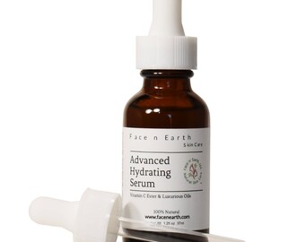 Anti-Aging Wrinkle Serum Dry Skin Beauty Oil with Vitamin C, Argan, Jojoba, Rosehip, Vitamin E, Seabuckthorn, Borage, Argan Oils Vegan