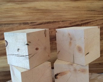 4 Pinyon Pine 4 inch Blocks