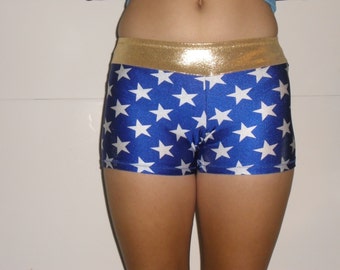 Wonder woman spandex shorts