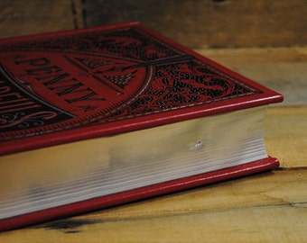 DISCOUNTED OOPS!! Book Safe - Penny Dreadfuls Sensational Tales of Terror - Leather Bound Hollow Book Safe