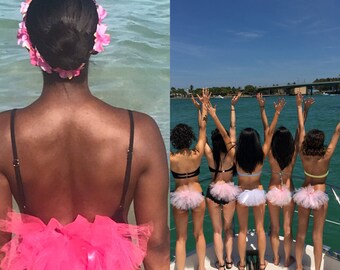 Free Bride Booty Veil Bachelorette Group Bikini Veils Discounted, Booty Veils, Custom Group Booty Veils must buy 3 or more for free bride