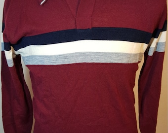 FREE SHIPPING Vintage 1970 Men Acrylic Pullover