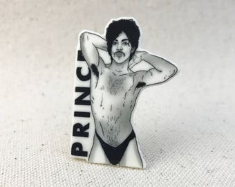 PRINCE // Brooch Pinback Lapel