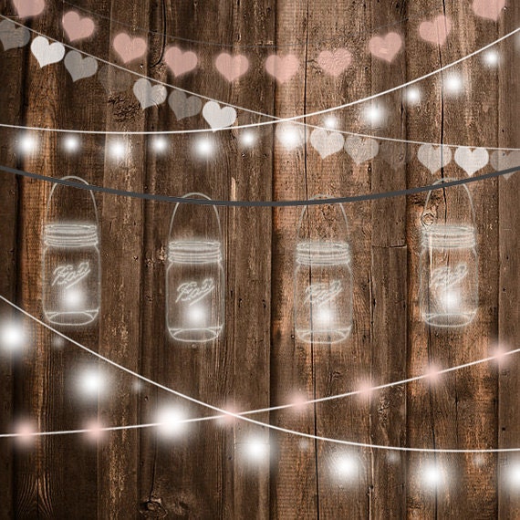 String lights clipart wedding invitation party lights