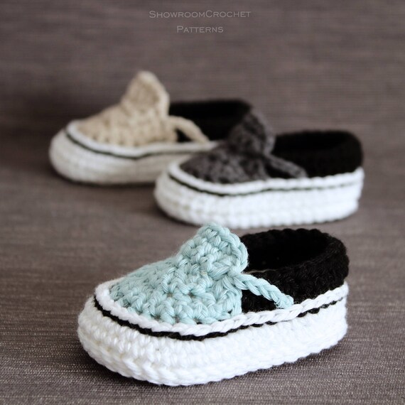 vans crochet bebe