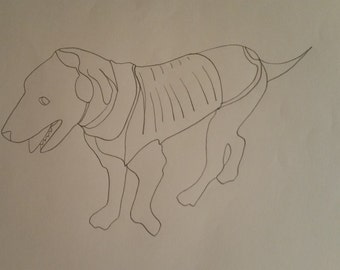 Personalised Labrador Pattern 3