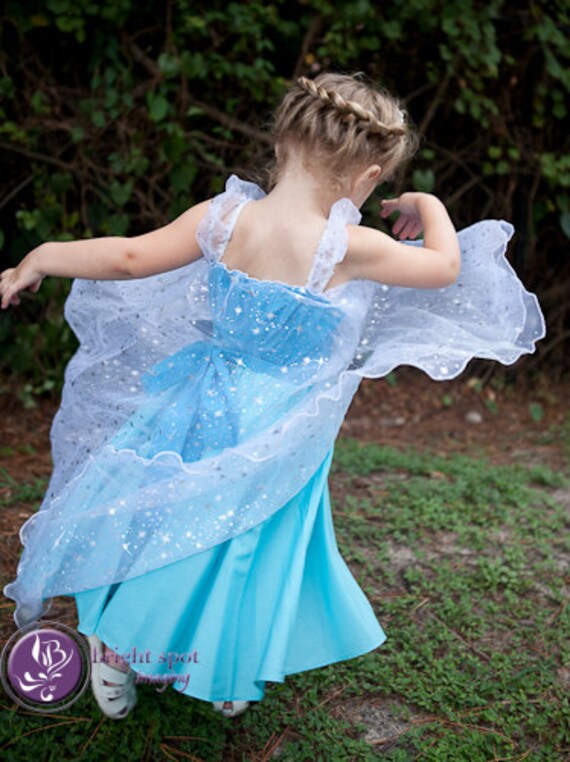 Items similar to Elsa dress princess dress Frozen birthday party dress