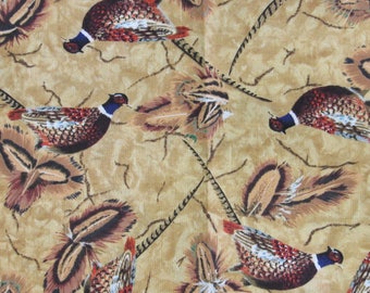 Pheasant Quilt Kit-Fast-Easy-Gorgeous Colors for a Great Guys Quilt! Great for Dad, Hubby, Grandpa,Friend, Hunter,etc
