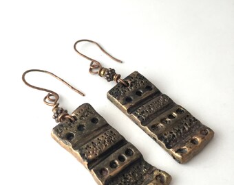 Rustic Boho Earrings, Earthy Boho Earrings. Long Boho Earrings, Boho Jewelry, Earthy Boho, Long Earrings, Earthy By Design