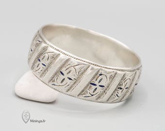 Rare heavy sterling silver Berber bracelet, Moroccan bracelet, Morocco, Amazigh jewelry, Ethnic bracelet, old Tribal, Berber silver, OOAK