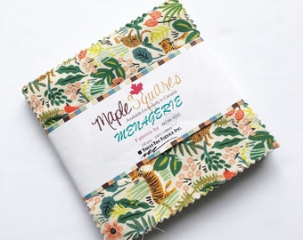 Charm Pack by Cotton and Steel / Rifle Paper Co/ Menagerie