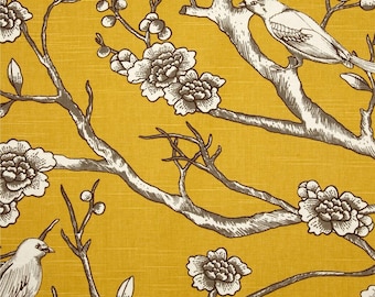 Upholstery Fabric, Drapery Fabric, Bird Fabric, Duvet Fabric, Slip Cover Fabric, Fabric Yardage, Home Decor Fabric, ExclusiveFabric