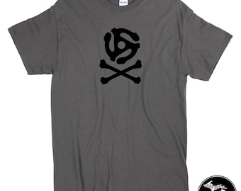 Vinyl Record Adapter Jolly Roger Shirt & More! Made to order!