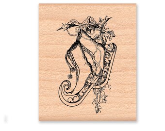 Whimsical Ice Skates-Steampunk Holiday Ice Skates- Vintage Collection