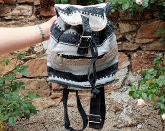 Vintage 90's Woven Mini Backpack