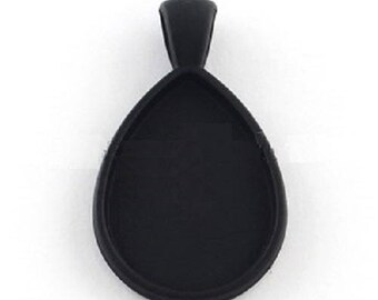 4 18x25mm Teardrop pendants