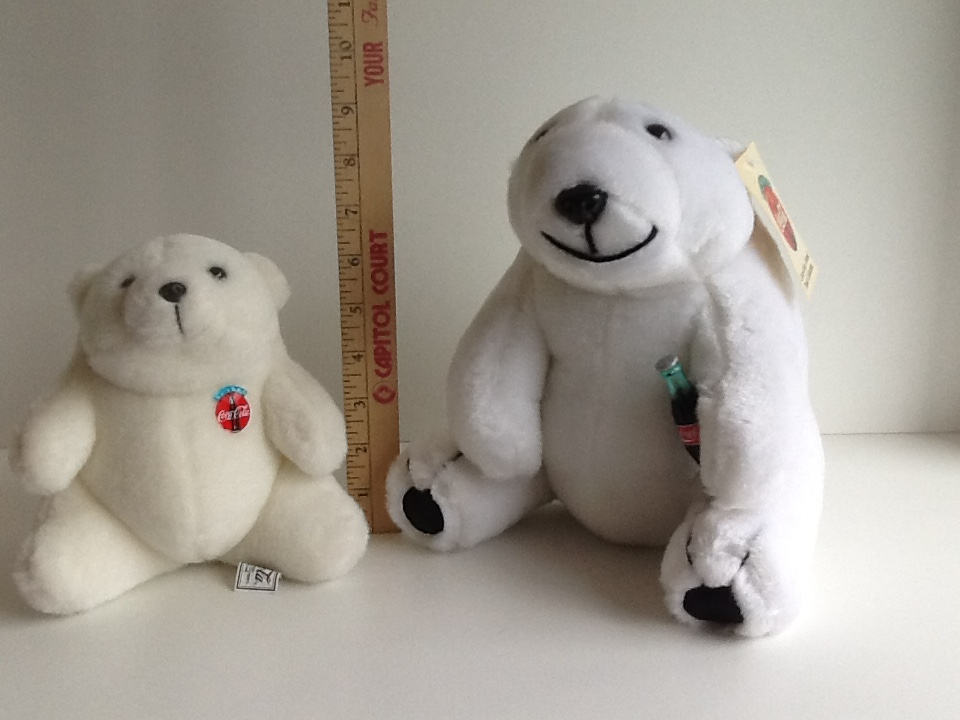 coke polar bear plush