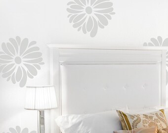 Vinyl Wall Sticker Decal Art - Pretty Flower Pattern