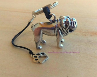 Keychain English Bulldog, Christmas Gift