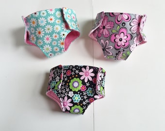 Doll Diapers, Gift under 20, Play Diapers, Pretend Diapers, Baby Doll Diapers, Gifts for Girls, Diapers for Dolls