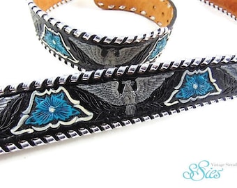 Beautiful MALLORY's with the hand crafted leather belt