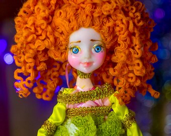 OOAK Tooth fairy doll, ooak fairy doll, handmade tooth fairy, tooth fairy gift, stuffed tooth fairy, tooth fairy girl, stuffed doll