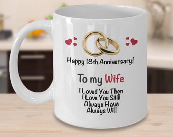 18Th Anniversary Gift : 18th Anniversary Wedding Gift Coffee Mugs | Zazzle - All years of marriage are often celebrated by giving the couple in question a beautiful bouquet of flowers and no wonder, as there are so many beautiful choices to select from that it is easy to choose something that truly expresses the depth of.