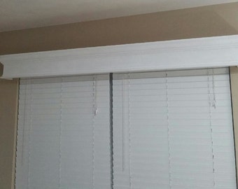 Cornice boxes for a sliding door or window. All custom sizes.