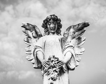 Cemetery Angel - New Orleans Fine Art Photography - New Orleans Home Decor