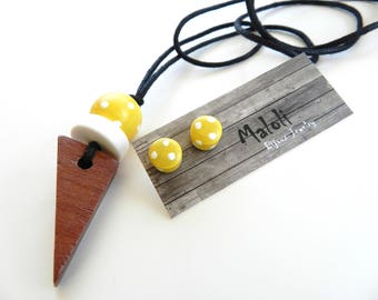 DUO:LoNg NecKlacE and Earrings