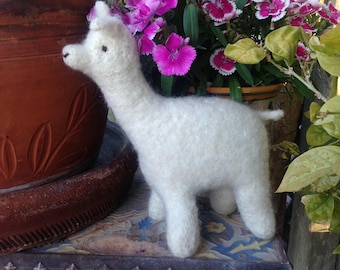 Llama Toy Natural Stuffed Animal Eco Friendly Kids Toy Farm Barnyard Plush