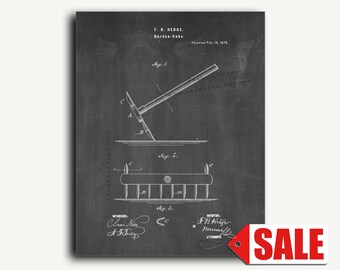 Patent Art - Garden Rake Patent Wall Art Print