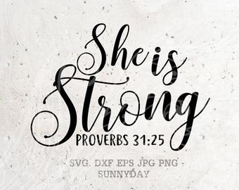 Download Proverbs 31 25 svg | Etsy