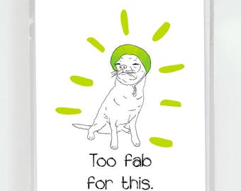 Chihuahua Too Fab For This Greeting Card