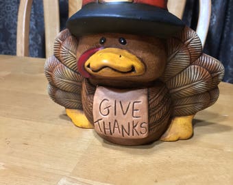 Turkey Wne Holder Give Thanks
