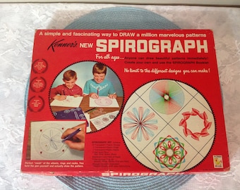 Kenner's Spirograph Set Drawing Set No 401 / 1967