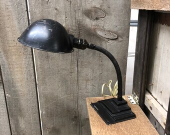 Vintage gooseneck lamp