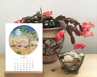2017 calendario - Escape - California - aventura - escritorio o pared