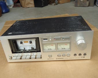 vintage pioneer cassette tape deck CT-F500,tape stereo recorder,tape deck for parts