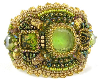 Maia Stina Bead Embroidery Bracelet Kit by Ann Benson