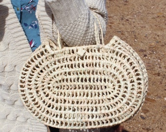 CAPRI-Korb-Tasche, Stroh Korb, Panier, Capazo, Stroh Korb, Cesta Redonda, Panier, Strohbeutel, Kurv, Korb, корзина