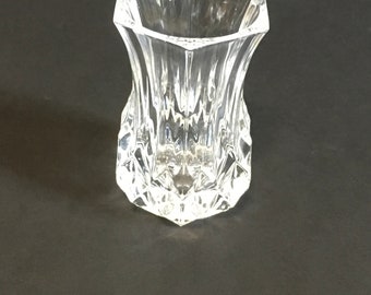Vintage crystal toothpick holder glass decor serving dinning gift wedding