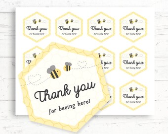 Honey favor tags | Etsy