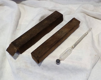 Hydrometer, Antique Twaddell's Scientific Instrument, Vintage Laboratory Equipment Salvage