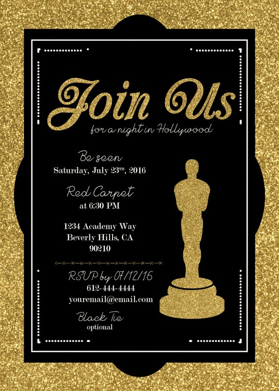 oscar invitation